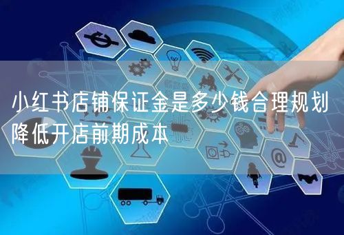 小红书店铺保证金是多少钱合理规划 降低开