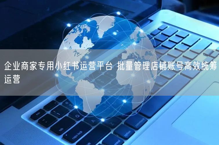 企业商家专用小红书运营平台 批量管理店铺
