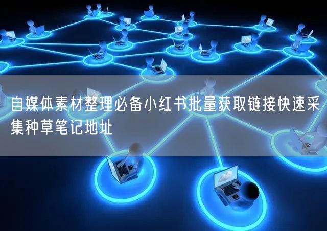 自媒体素材整理必备小红书批量获取链接快速