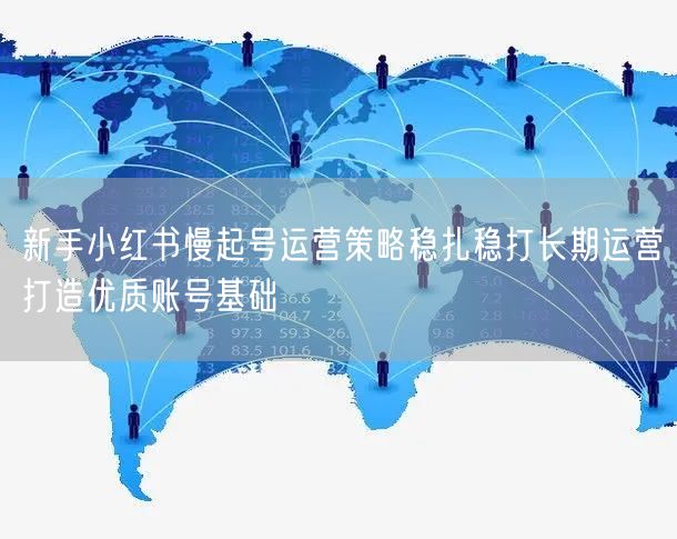 新手小红书慢起号运营策略稳扎稳打长期运营