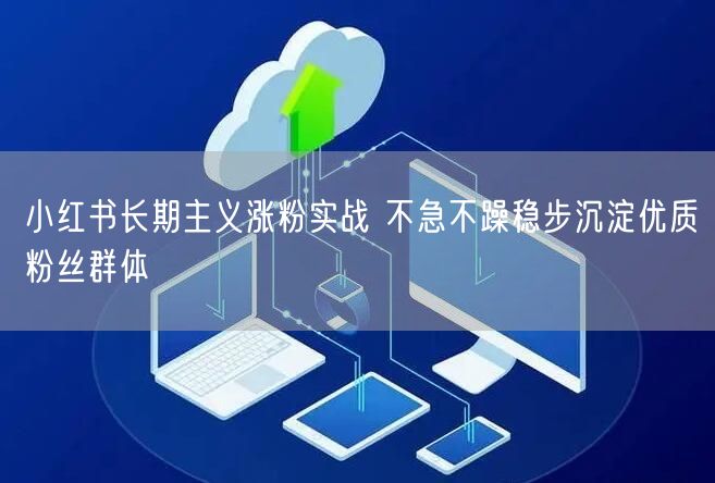 小红书长期主义涨粉实战 不急不躁稳步沉淀